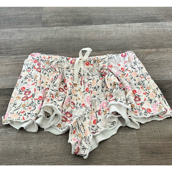 Free People Intimately Free A Go Go Shorts Floral Pink Floral Cotton Medium - Picture 4 of 6